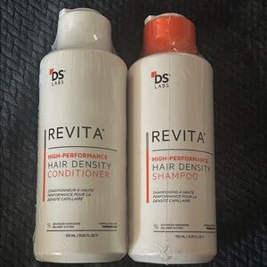 Revita Hair Density Shampoo and Conditioner Set - White and Orange